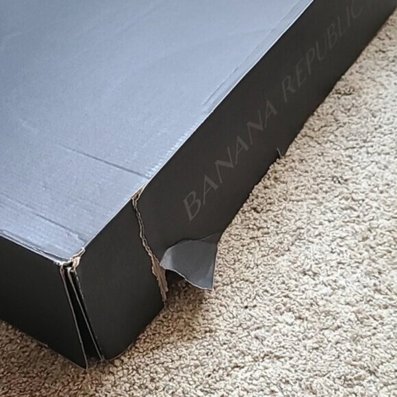 Brand New Banana Republic Black Suede Tall Shaft Block Heels - Picture 13 of 13